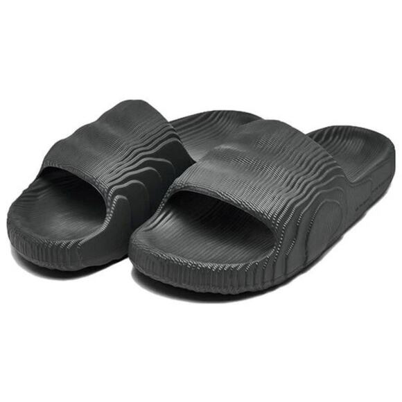 adidas Adilette 22 Slides 'Grey' HP6522 MENS Sz 12 - Picture 1 of 5